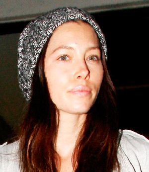 Jessica Biel, no make-up