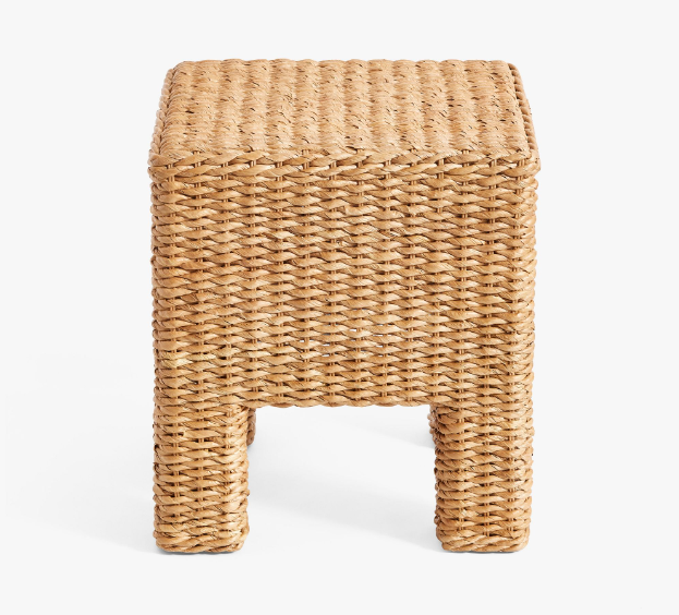 woven end table