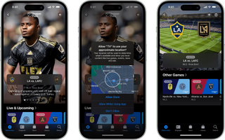MLS Season Pass UI on mobile phone