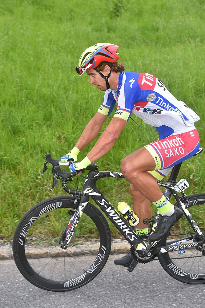 Yesterday's stage winner Peter Sagan