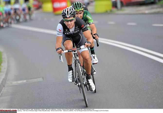Fabio Felline (Trek) on the attack