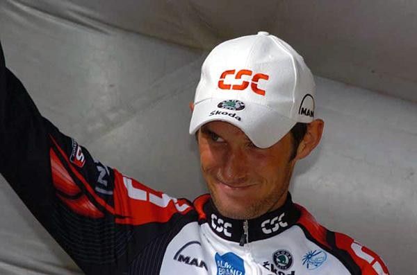 Frank Schleck (CSC) smiling