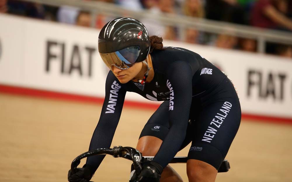 Natasha Hansen went out in the sprint quarter final