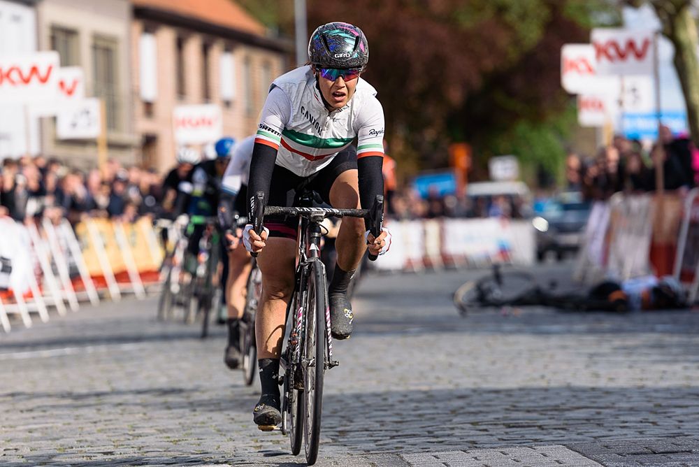 Elena Cecchini (Canyon-SRAM) finishes second