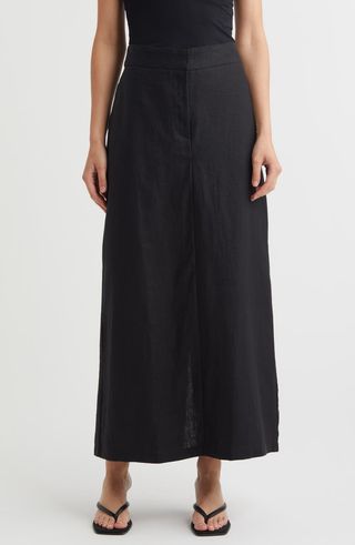 Nelli Linen Maxi Skirt