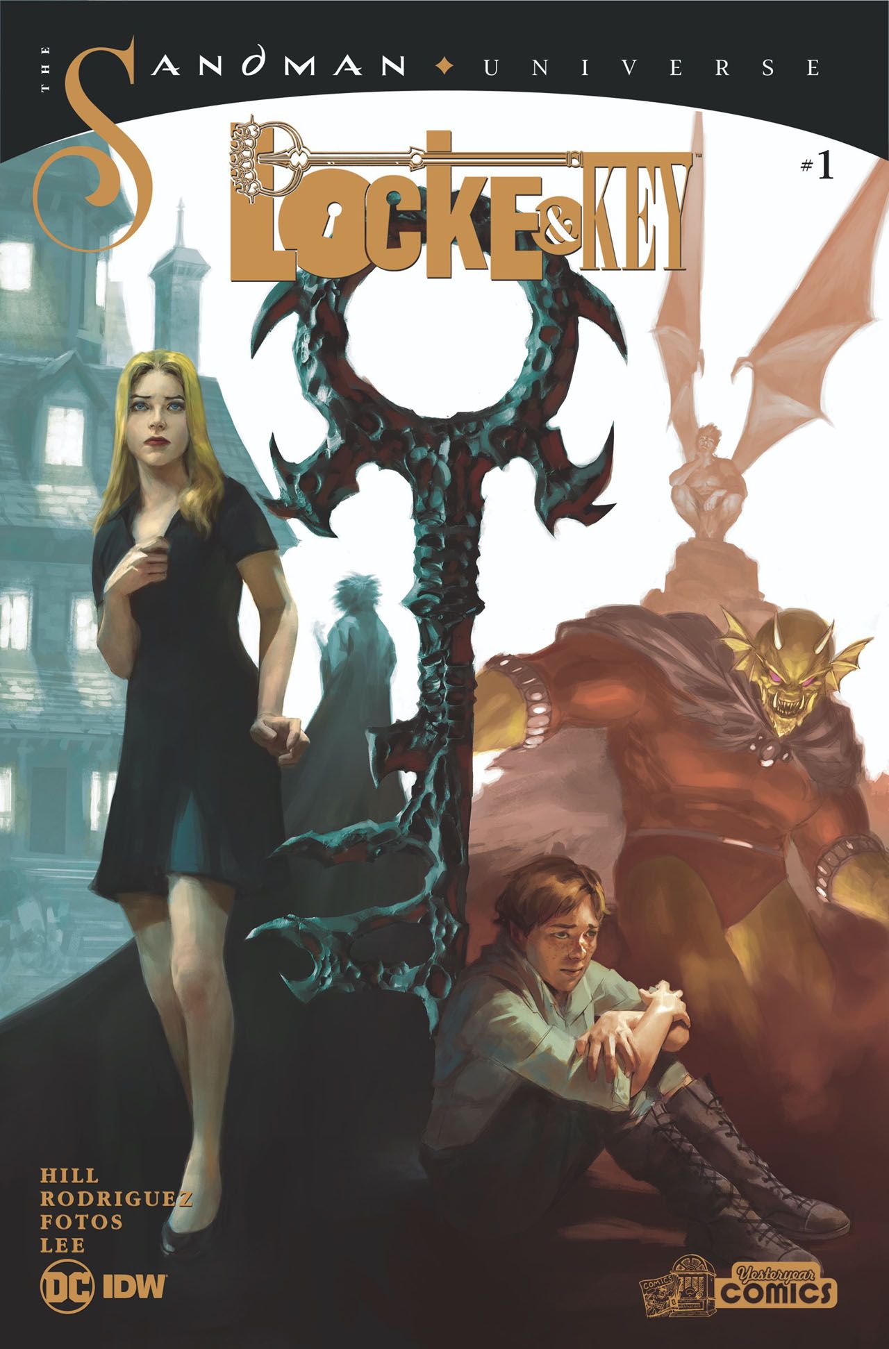 Locke &amp; Key / The Sandman Universe: Hell &amp; Gone #1 cover