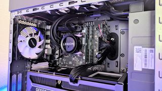 Image of the Lenovo Legion Tower 7i (Gen 10) gaming desktop.