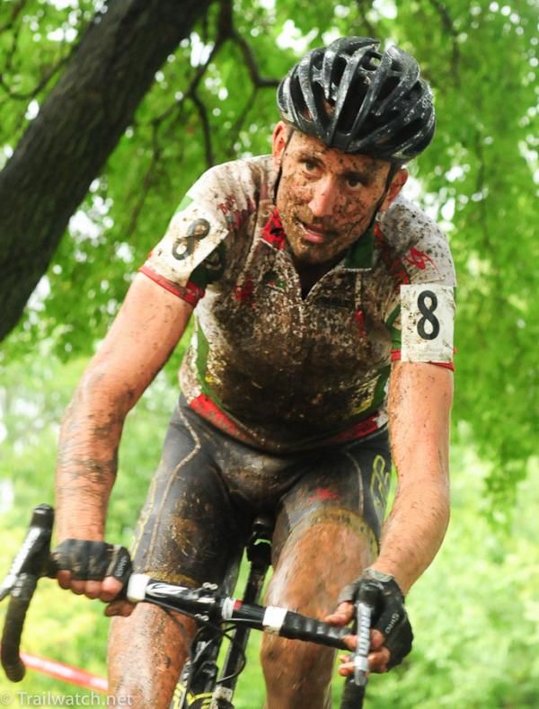 Ryan Trebon (LTS-Felt) attempting to stay with Wellens with three laps to go