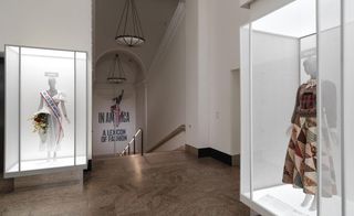 A ‘Lexicon of American Fashion’ installation view, among current NYC fashion exhibitions