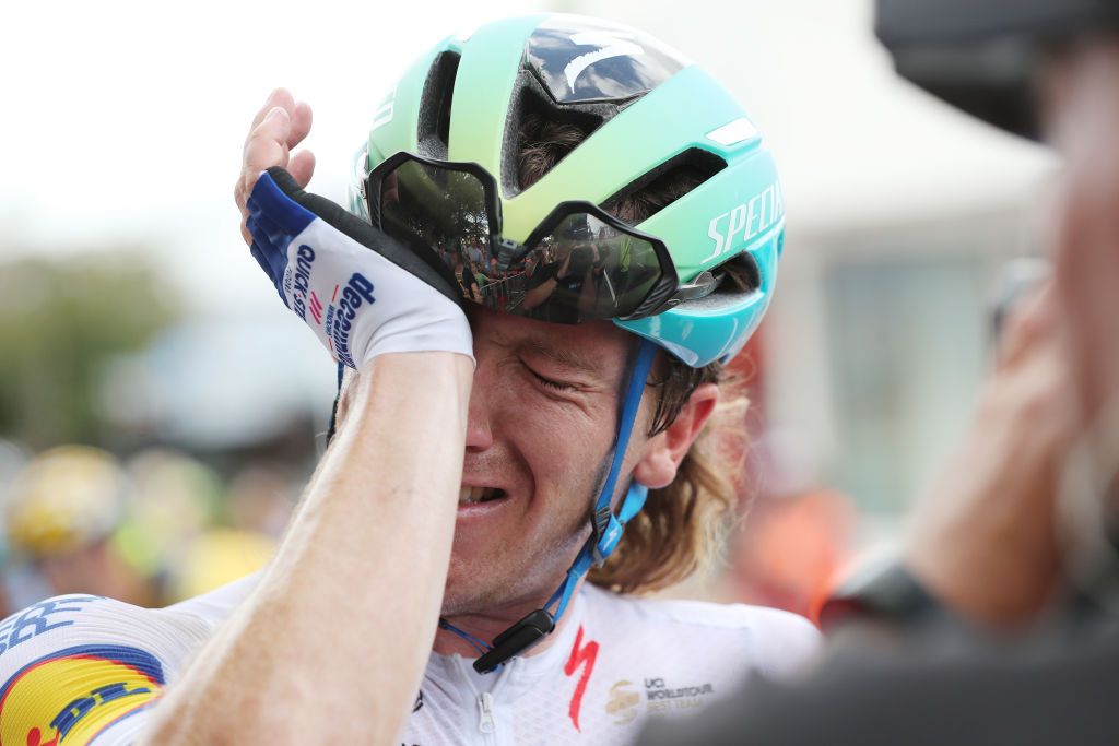 CAMBRIDGE NEW ZEALAND FEBRUARY 16 Shane Archbold celebrates winning the Mens Road Race during the New Zealand National Road Cycling Championships on February 16 2020 in Cambridge New Zealand Photo by Michael BradleyGetty Images