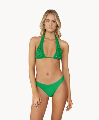 Seaweed Beaded Brynn Halter (final Sale)