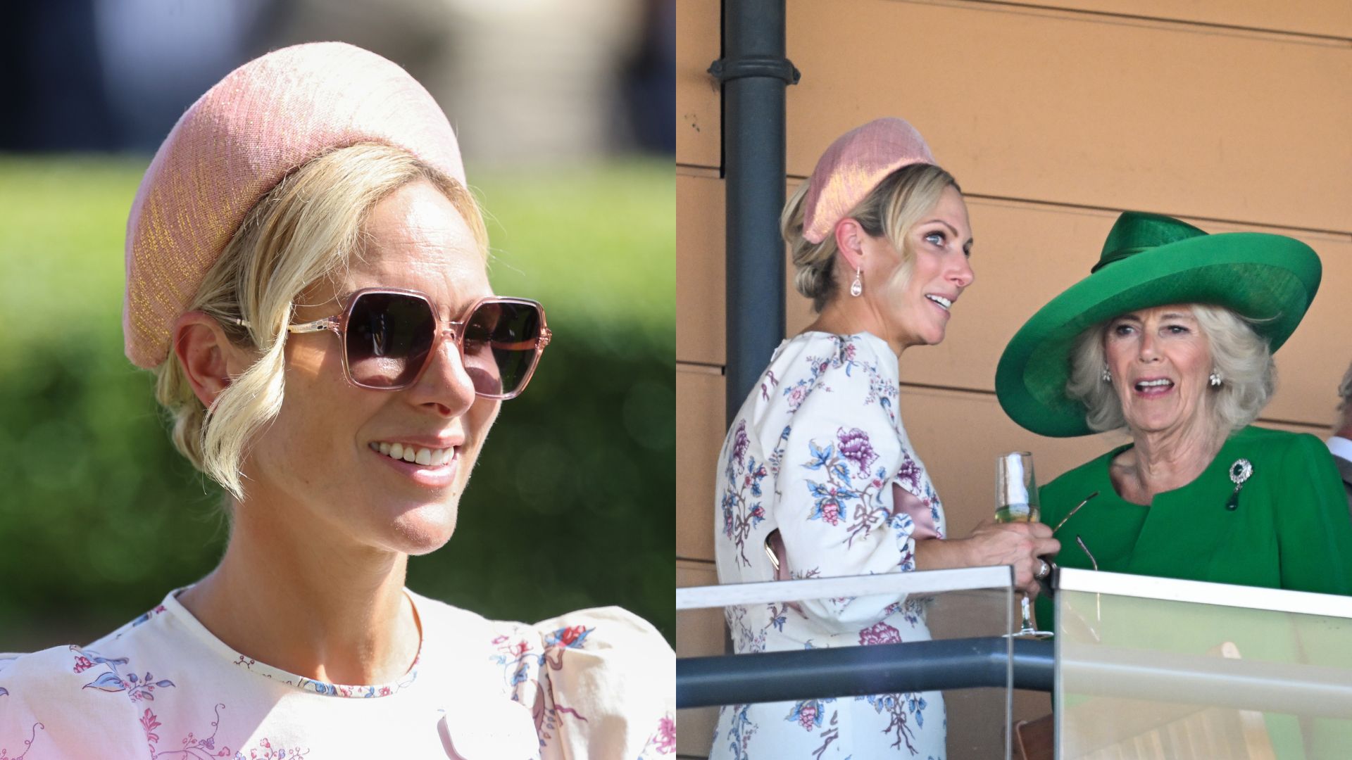 Zara Tindall and Queen Camilla attend day two of Royal Ascot at Ascot Racecourse on June 18, 2025 in Ascot, England.