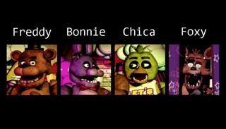 Five Nights At Freddys Characters
