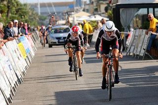 McGrath found the pace blistering in her very first European stage race