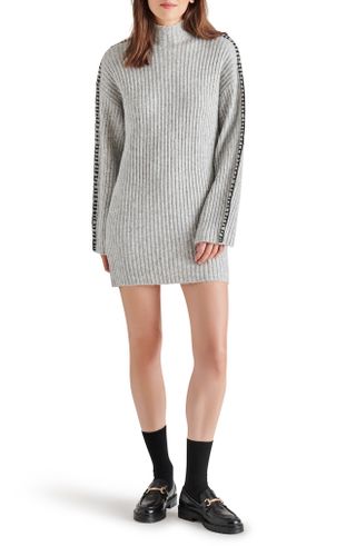 Gemma Whipstitch Long Sleeve Sweater Dress