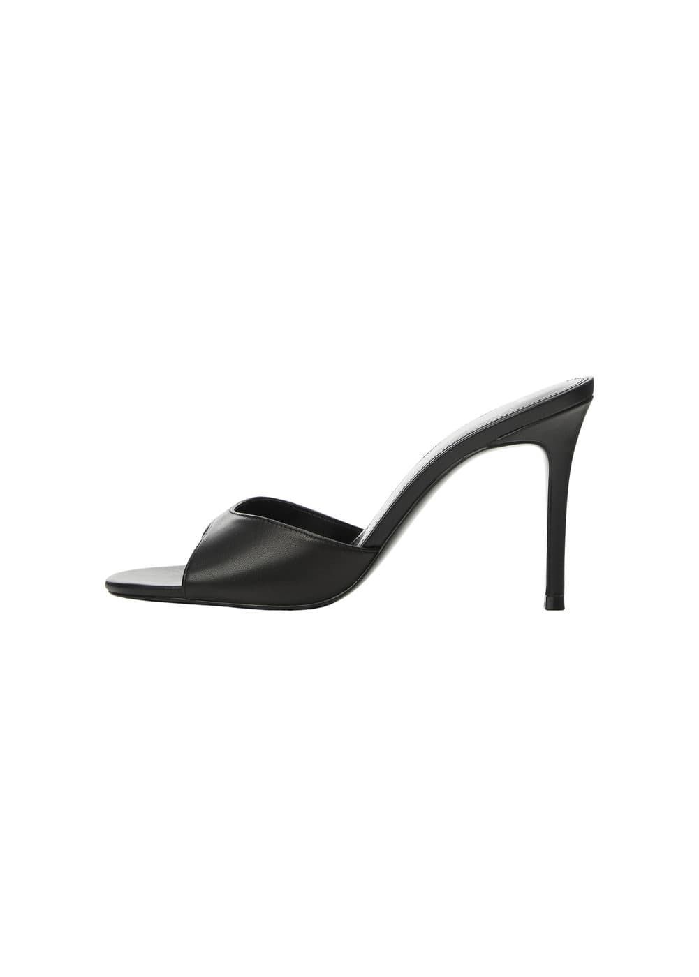 Heel leather sandals - Women