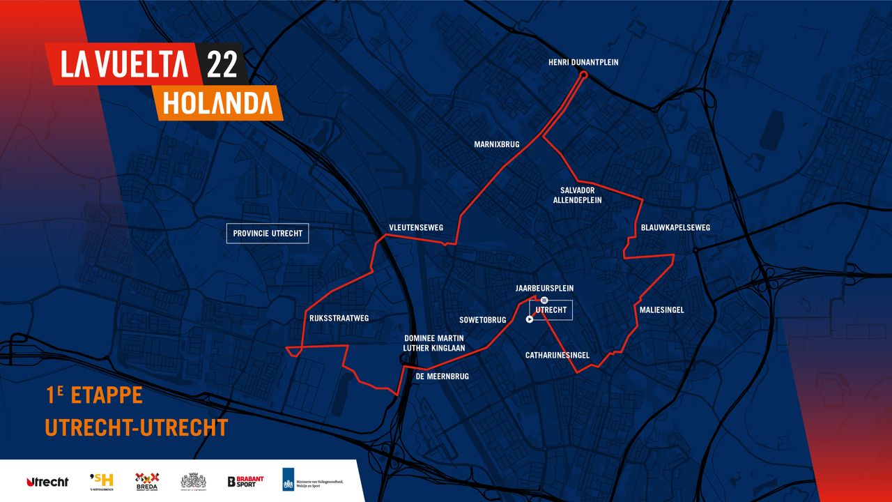 Vuelta 2022 opening stage maps Netherlands