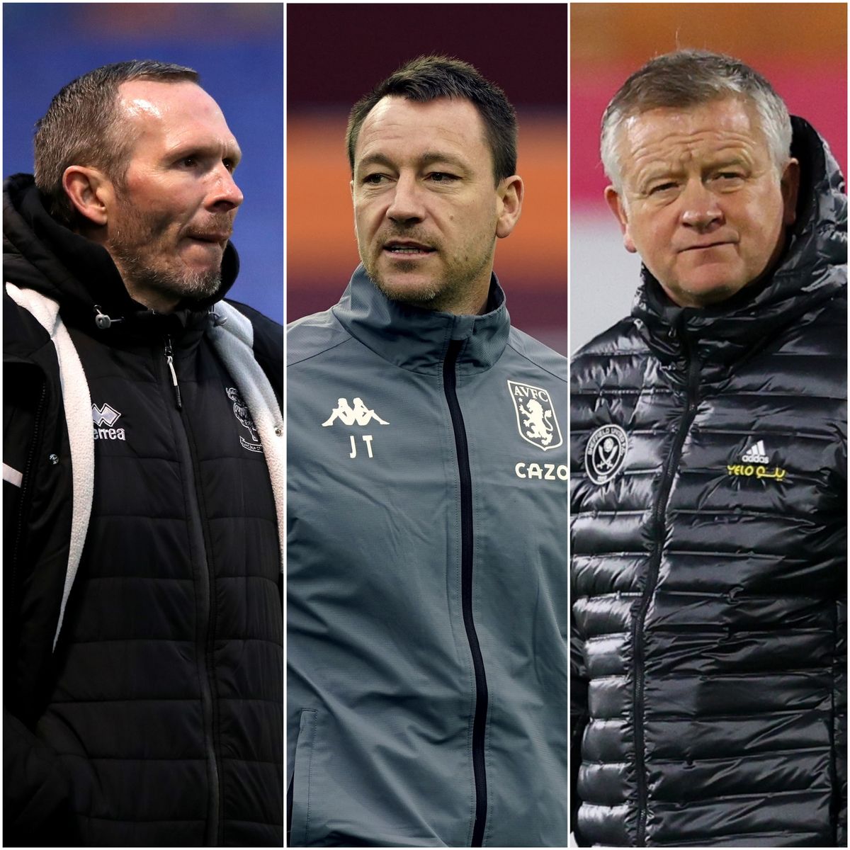 Michael Appleton, John Terry and Chris Wilder