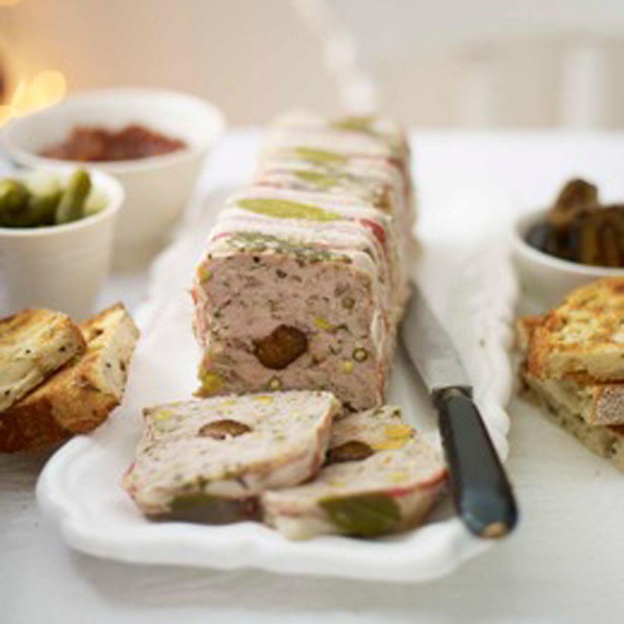 Pork, Pistachio and Prune Terrine recipe-Pork recipes-recipe ideas-new recipes-woman and home