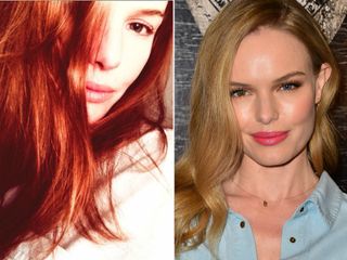 Kate Bosworth red hair tweet