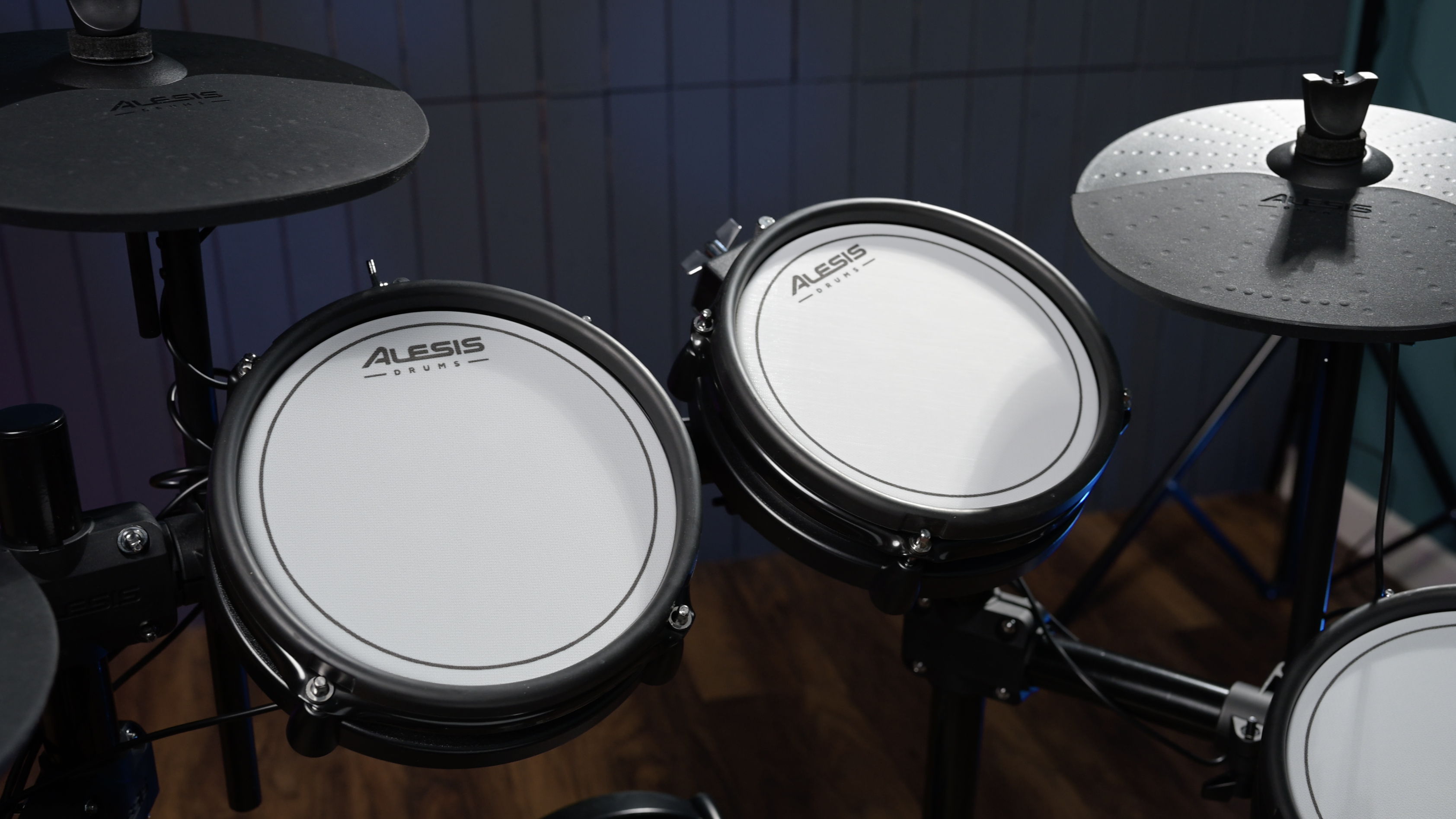 Close-up of Alesis Nitro Pro pads