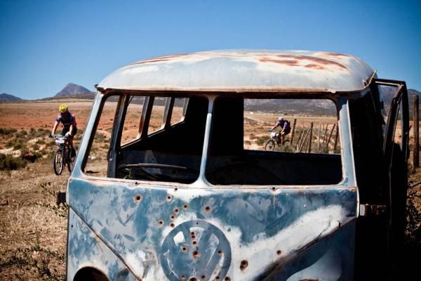 An old VW en route
