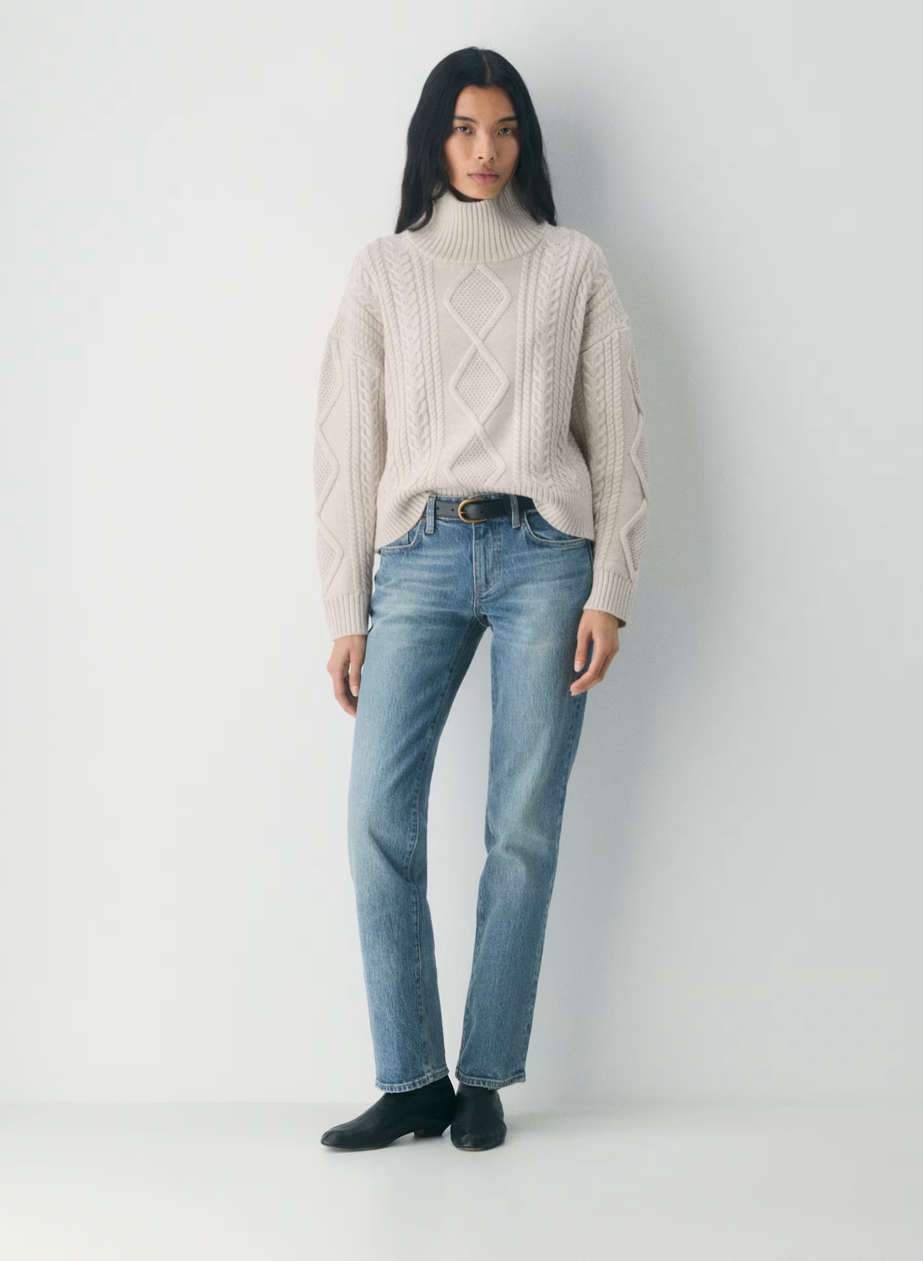 Aritzia, Heritage Knit Merino Wool Crew Sweater