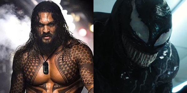 Aquaman and Venom side by side