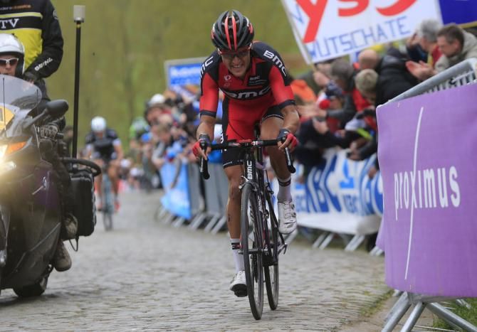 Greg Van Avermaet (BMC) was on the attack and finished second