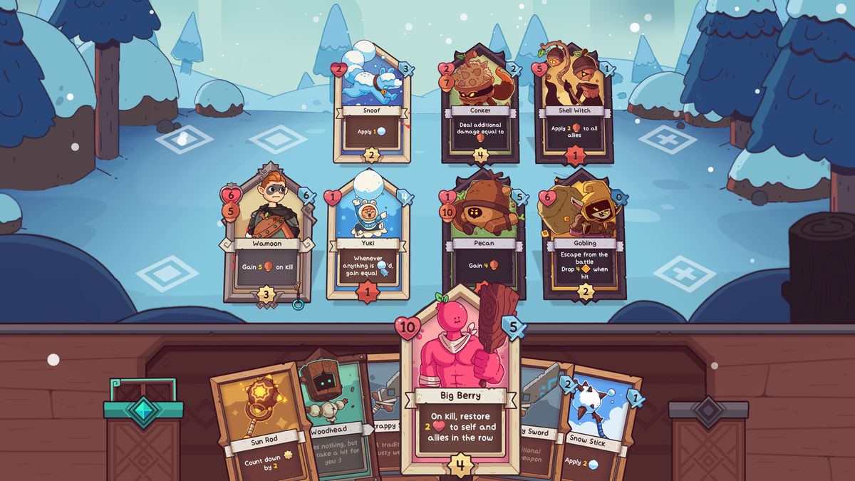 Wildfrost roguelike deckbuilder