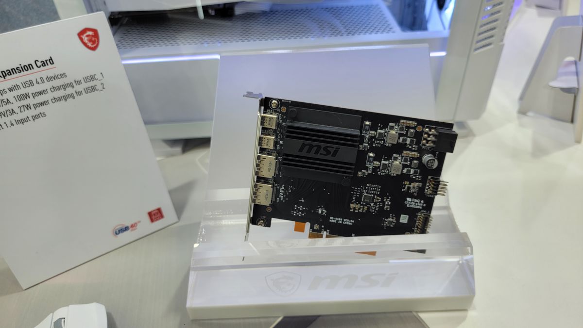 MSI USB4 PD100W Expansion Card
