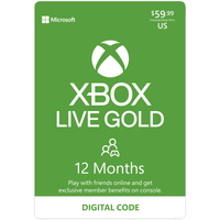 Xbox Live Gold - 12 Month Membership: $59.99 at Best Buy