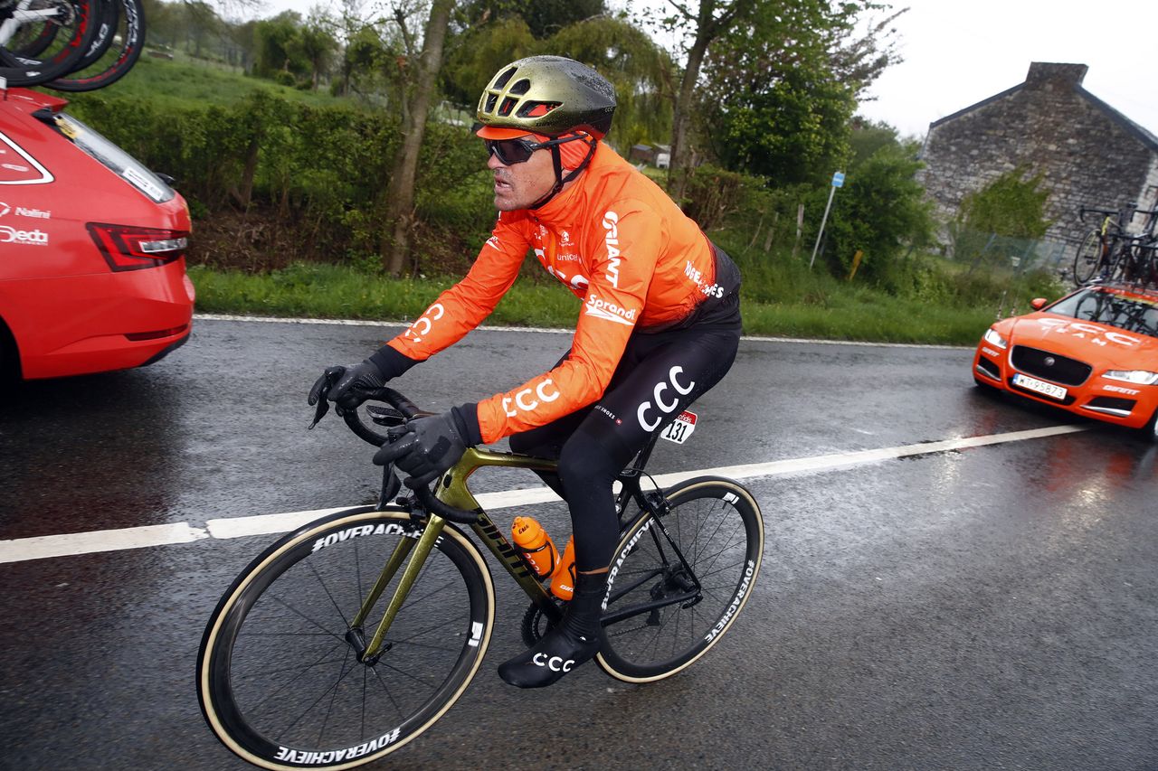 Greg Van Avermaet during the race's early stages