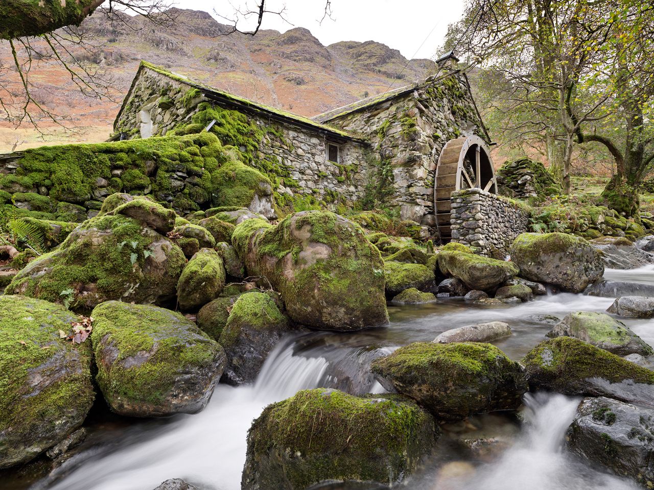 Coombe Gill Mill, Borrowdale, Cumbria. Picture courtesy of Historic England.