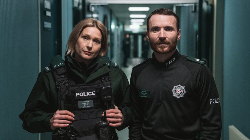 Grace Ellis (played by Siân Brooke) and Stevie Neill (Martin McCann) return in &quot;Blue Lights&quot; season 3