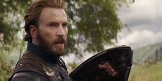 Chris Evans Captain America posing in Wakanda