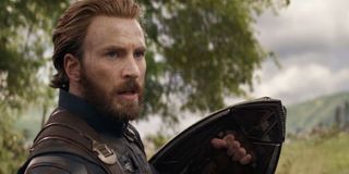 Captain america preps for battle infinity war