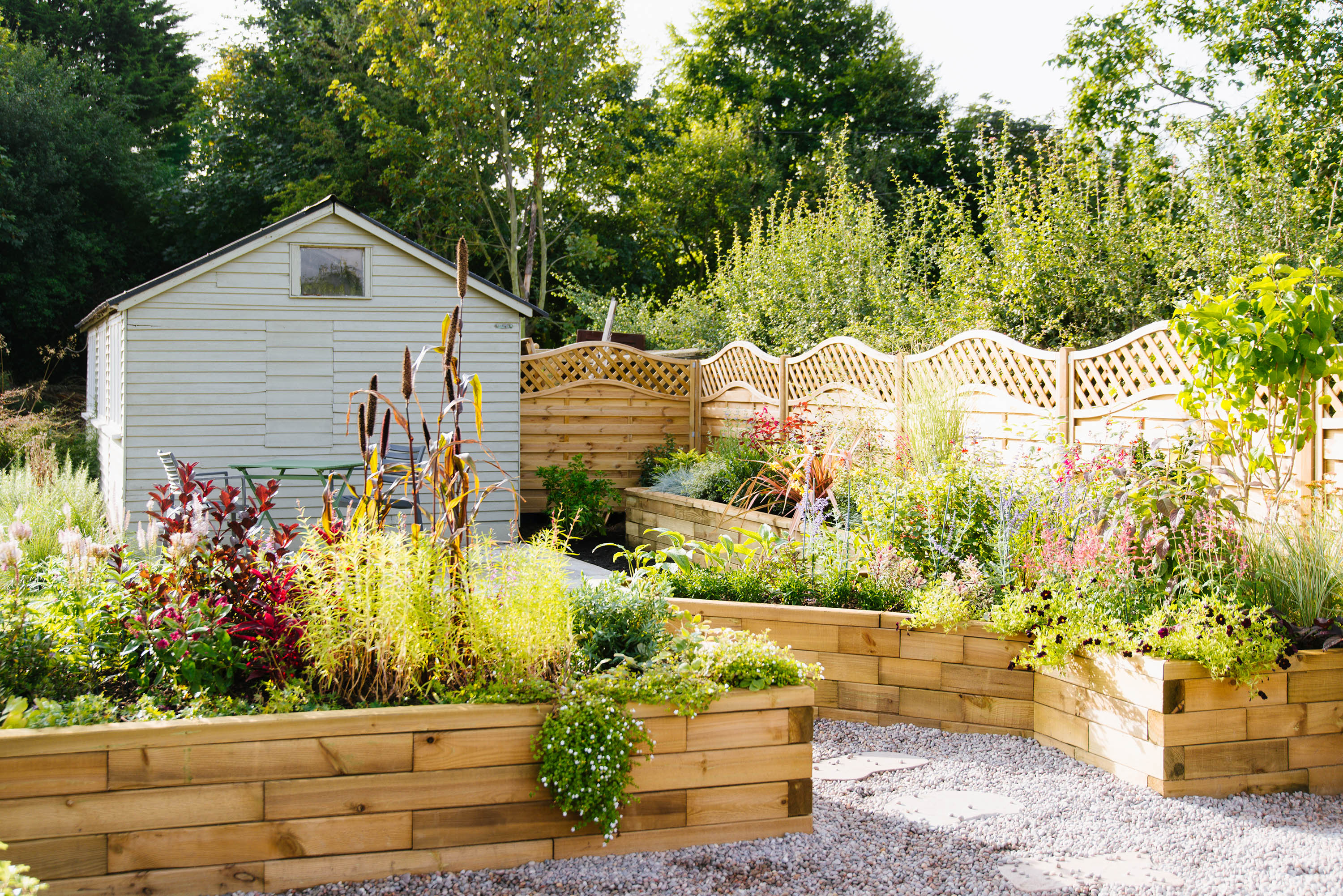 low maintenance garden ideas: raised beds WoodBlocX