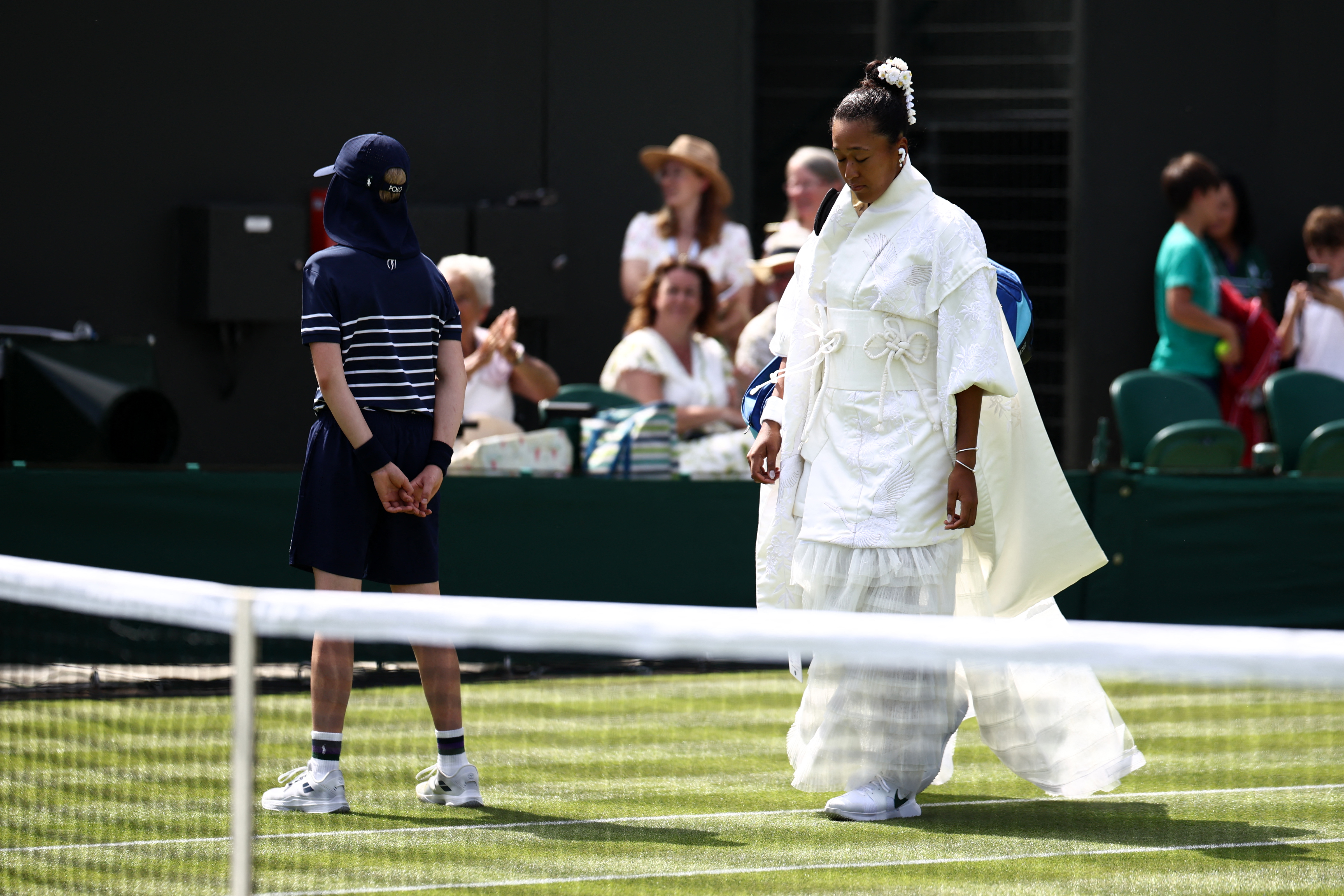 Naomi Osaka Wimbledon entrance