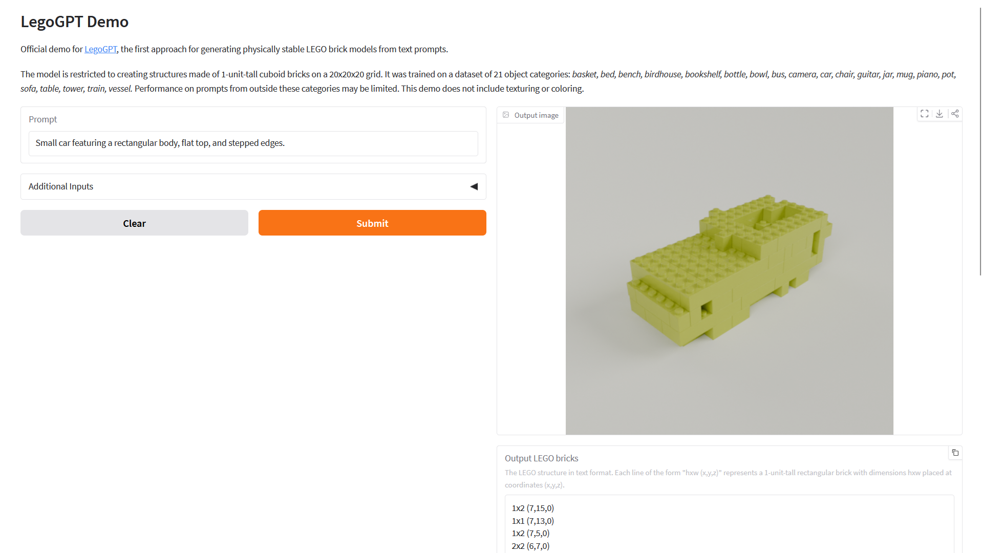 LegoGPT