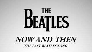 A teaser screen for The Beatles Now and Then music video