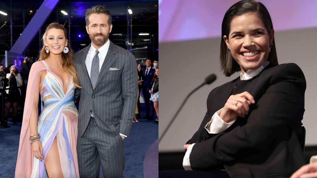 Blake Lively, Ryan Reynolds, and America Ferrera