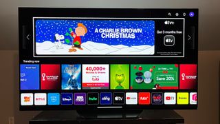 LG B2 OLED -television webOS 22 -käyttöliittymä