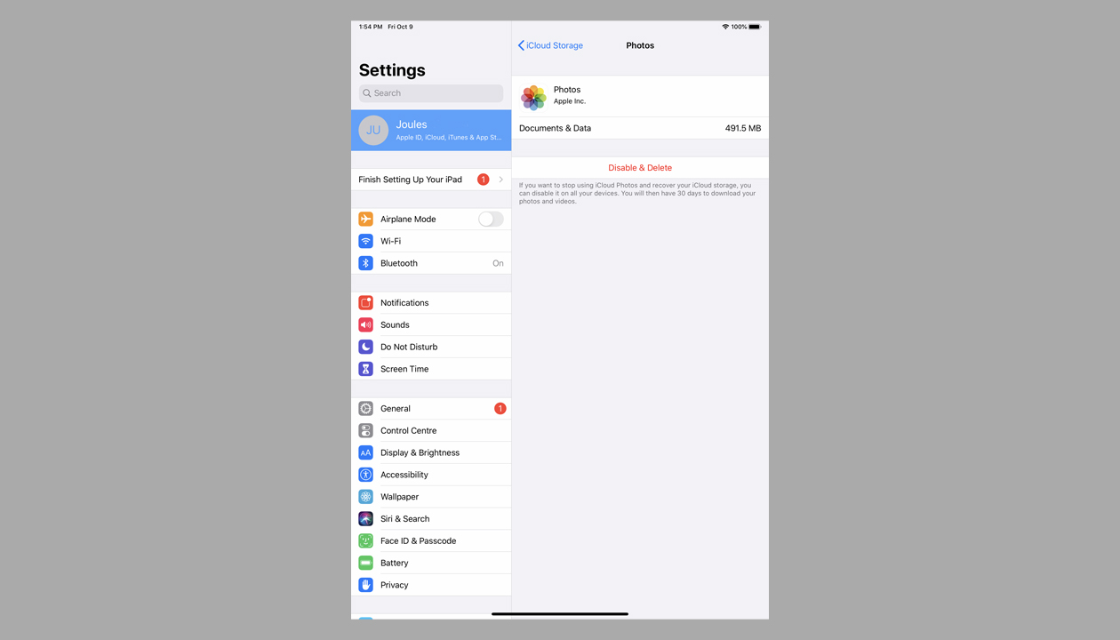 icloud storage full photos backup