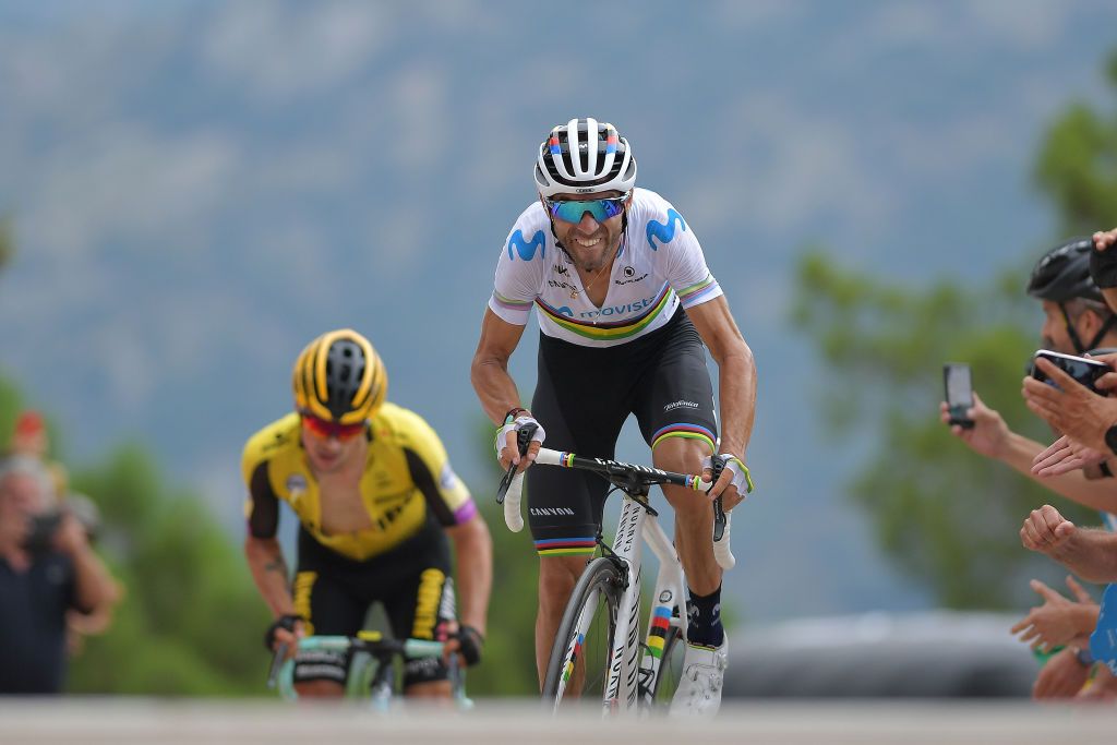 Alejandro Valverde lands his final acceleration