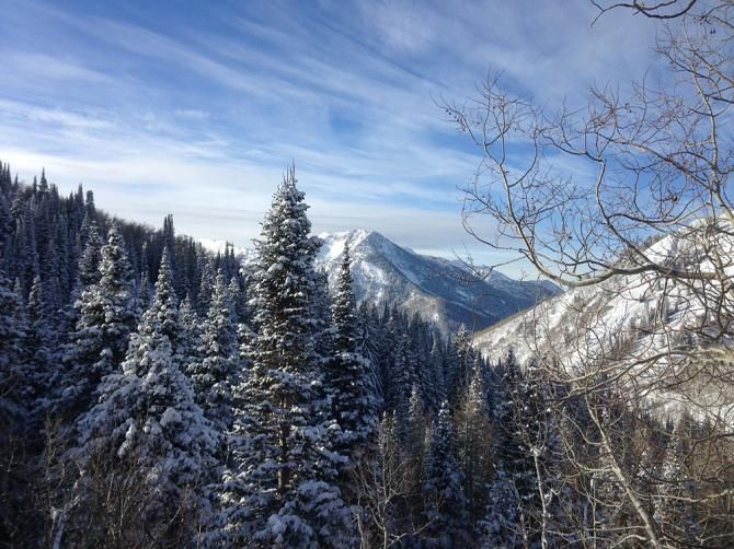 There's never a shortage of views in the Wasatch
