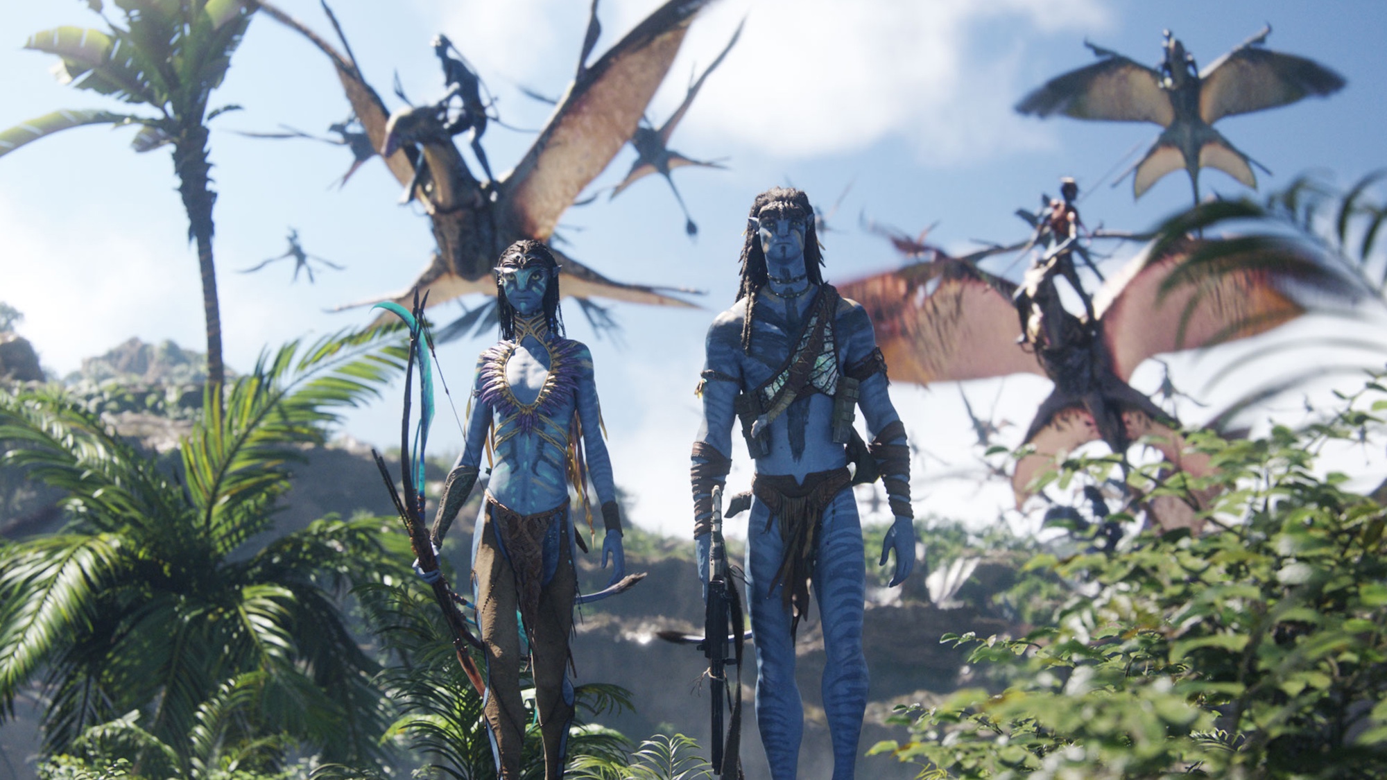 Neytiri and Jake in Avatar: Fire and Ash
