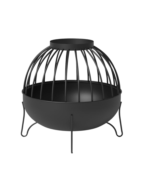 Wood-Burning Cutout Outdoor Fire Pit