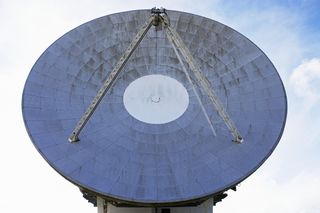 One of the dishes at Goonhilly Earth Station in the United Kingdom.