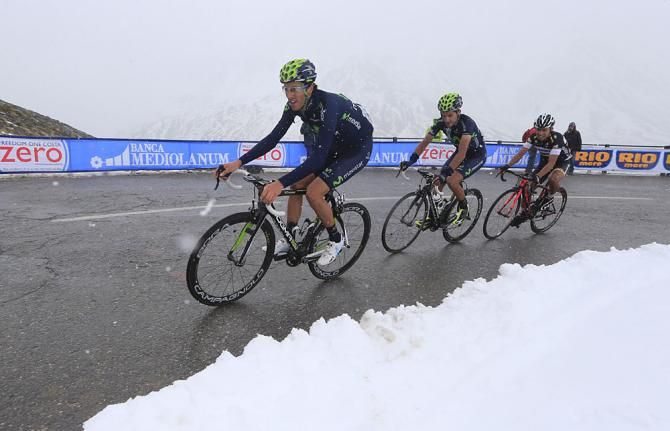 Eros Capecchi and Benat Intxausti (Movistar)